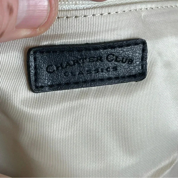 Charter Club Tan Ballistic Nylon with Leather Trim Backpack - Picture 14 of 15